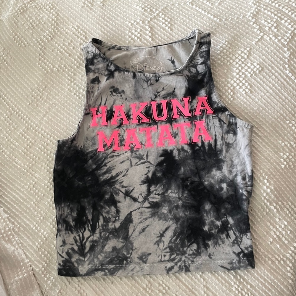 Disney Brand—Hakuna Matata Tie Dye Crop Top